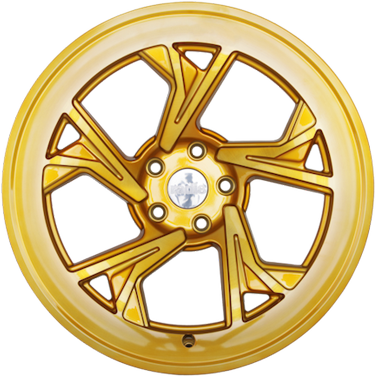 Gold Brush - Gold Rims Png Clipart (739x740), Png Download.