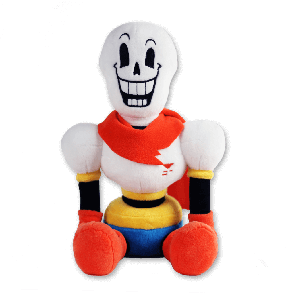 Undertale Plush Sans Papyrus - Undertale Official Plush Clipart - Large ...