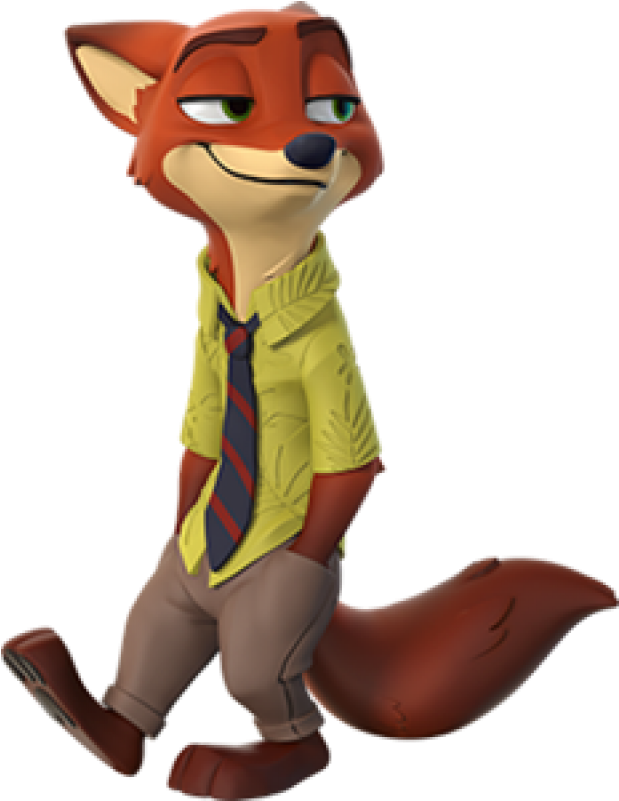 Nick Zootopia Disney Infinity Clipart - Large Size Png Image - PikPng