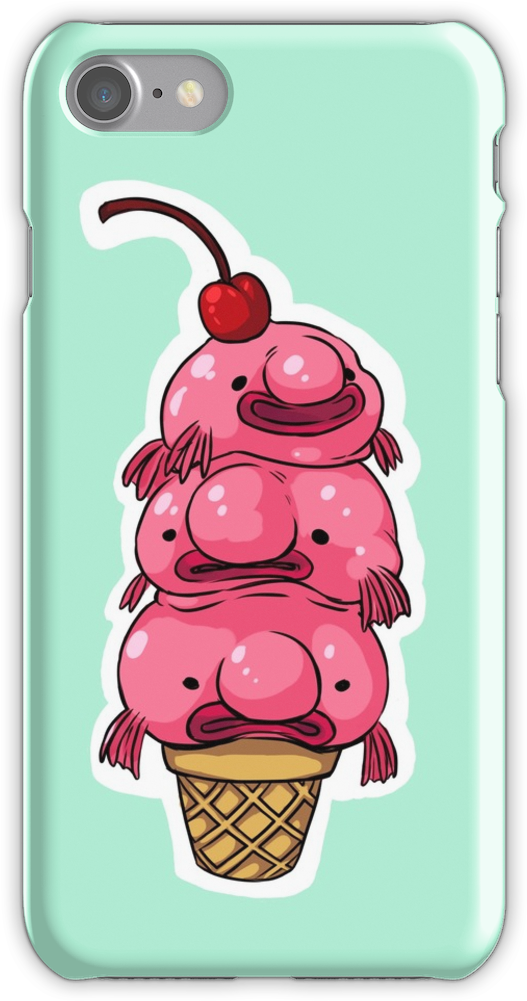 Blobfish Sweeties Iphone 7 Snap Case Clipart (750x1000), Png Download