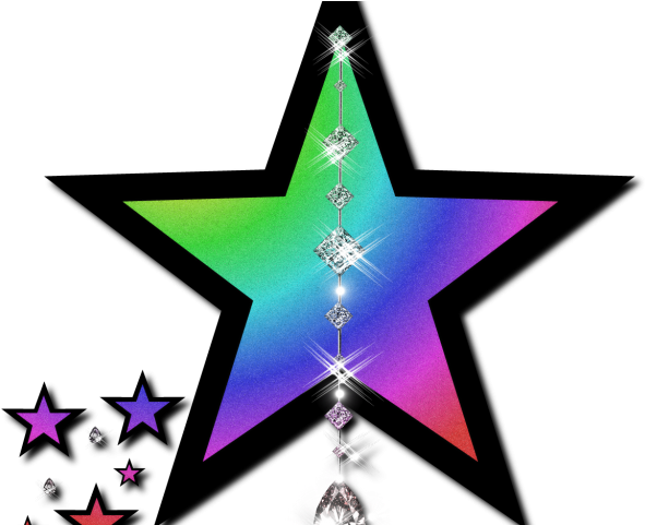 Download Falling Stars Clipart Hollywood Star - Sequin Glitter ...