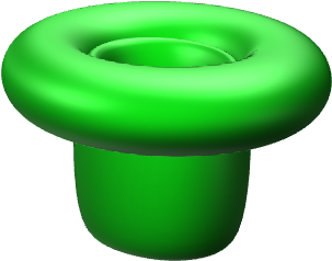 Super Mario Warp Pipe - Circle Clipart - Large Size Png Image - PikPng