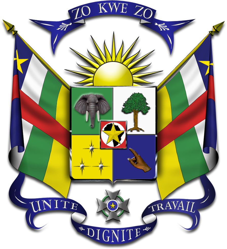 Central Africa Coat Of Arms Clipart Large Size Png Image Pikpng 1635