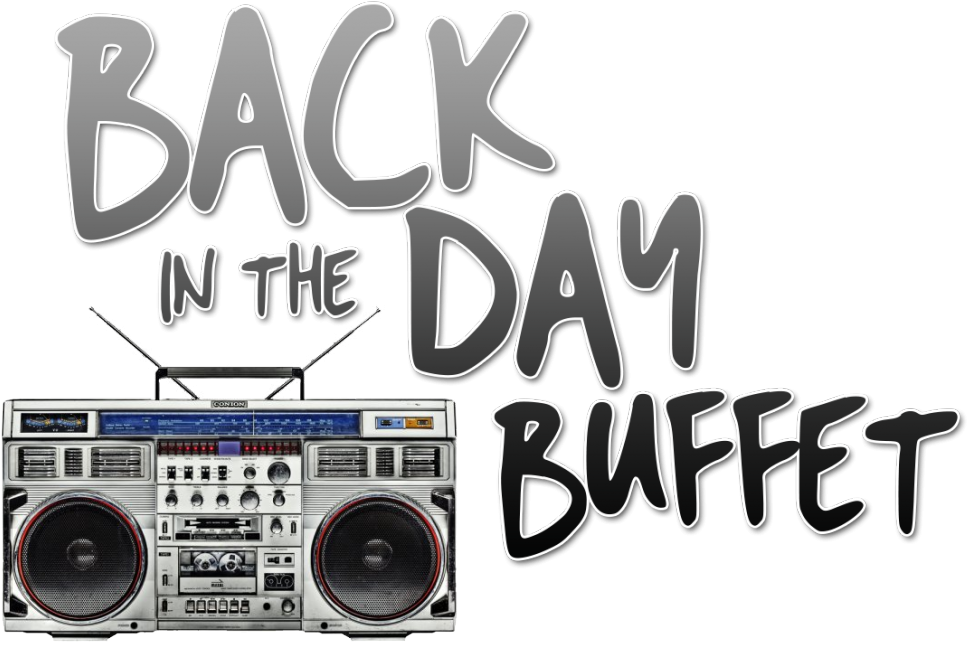 Back In The Day Buffet Clipart (1024x705), Png Download