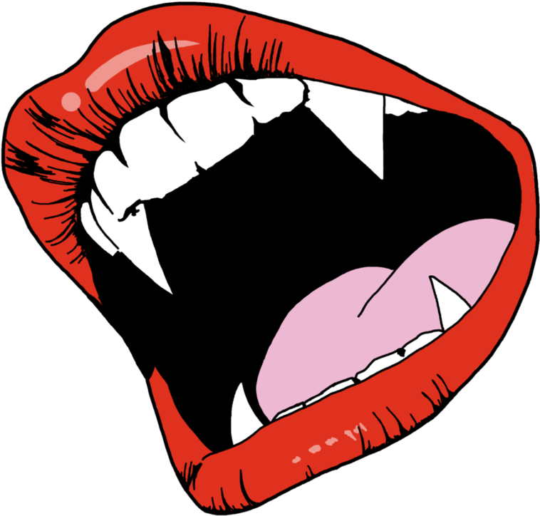 Vector Mouth Vampire Transparent Vampire Fangs Clipart Png Download Large Size Png Image