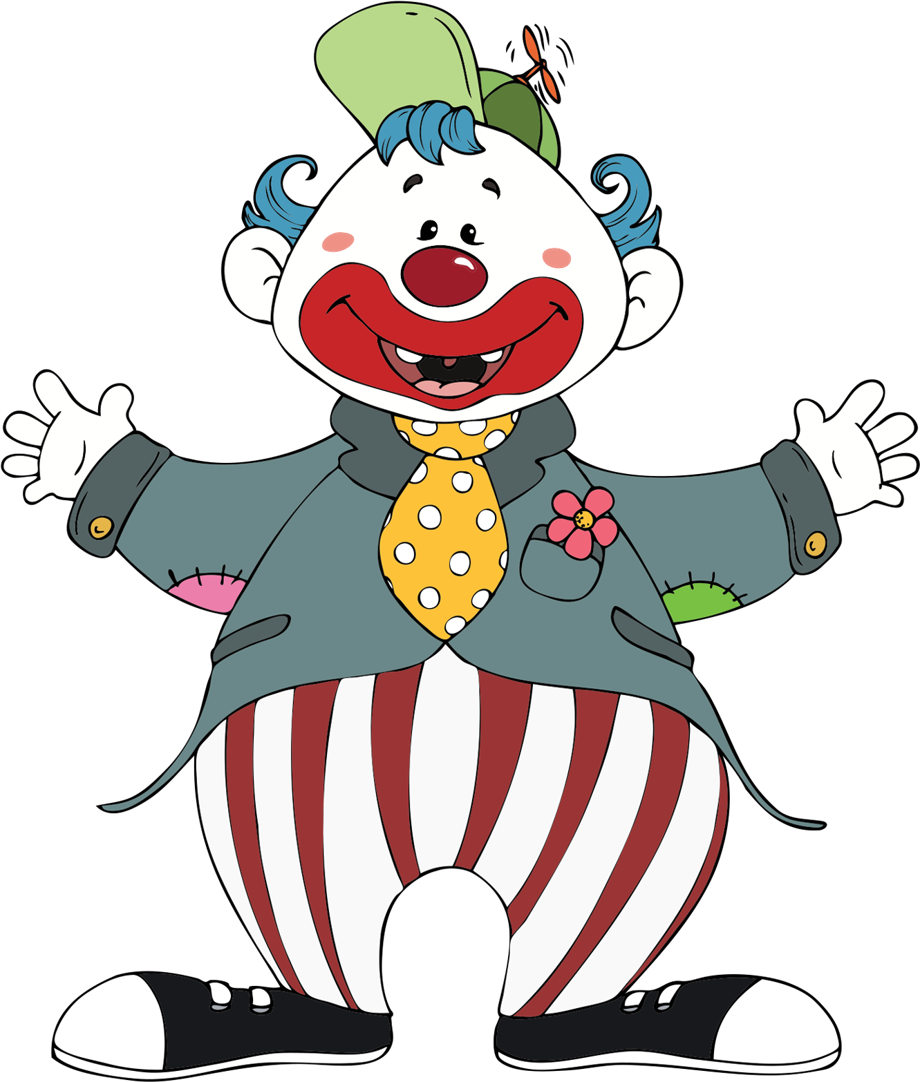 Library Performance Cartoon Clip Art - Clown - Png Download - Large ...