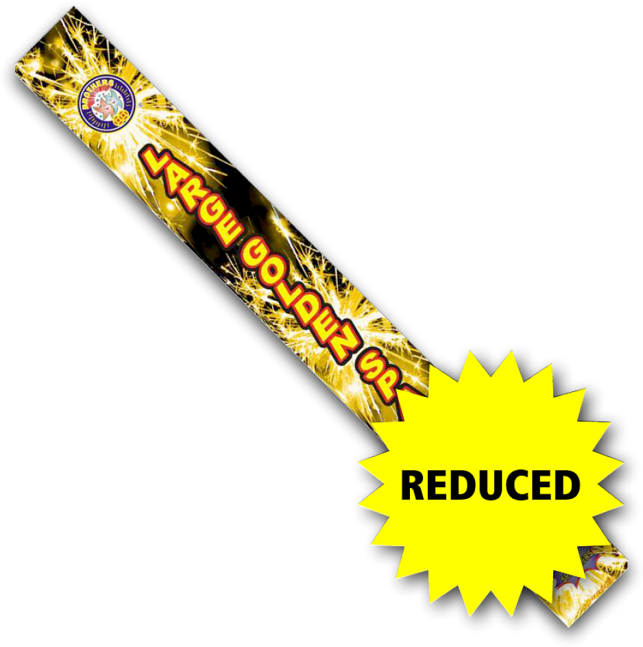 Large Golden Sparklers Clipart (960x960), Png Download