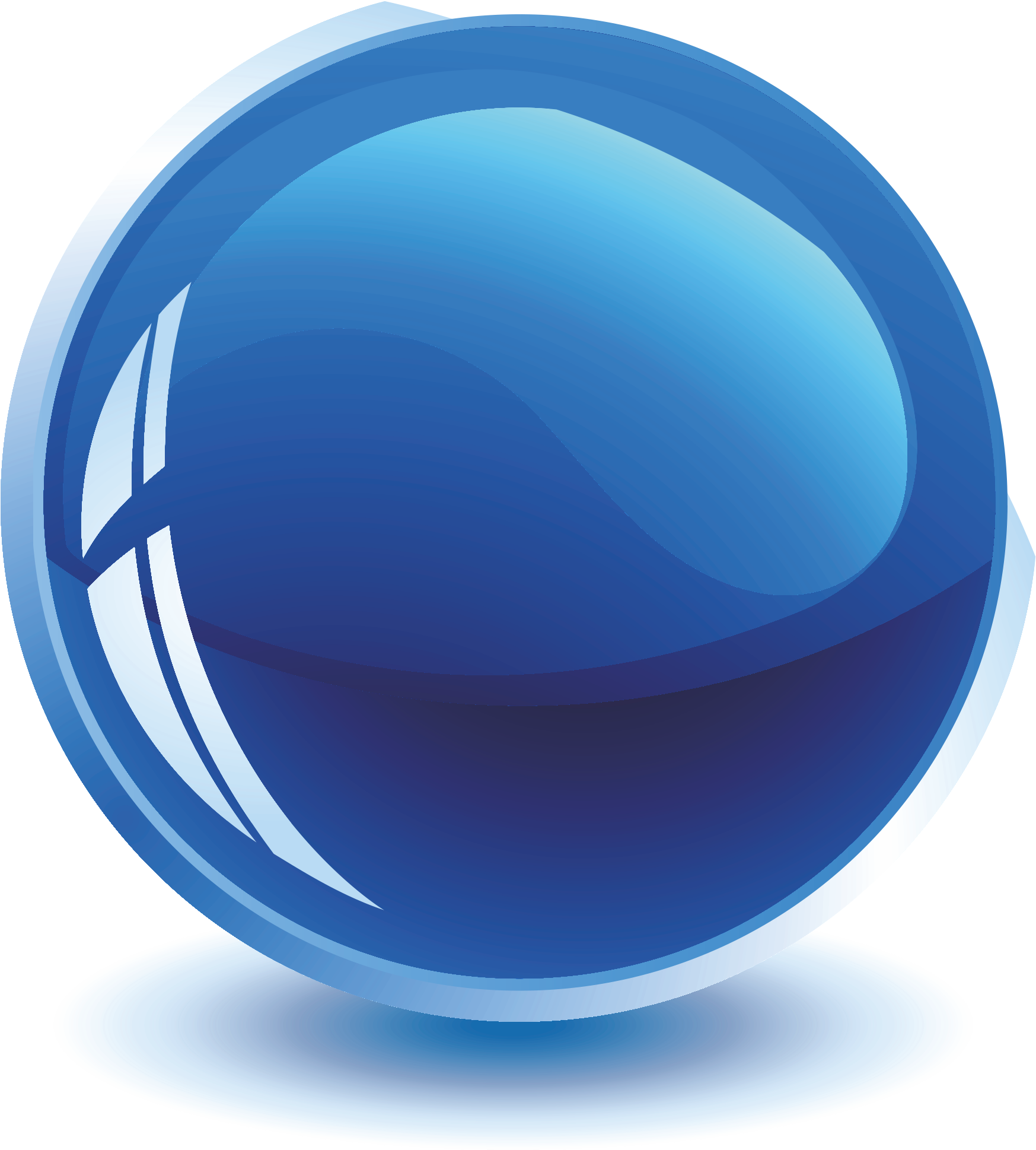 Ball Sphere Geometry Three - Blue Ball Transparent Background Clipart ...