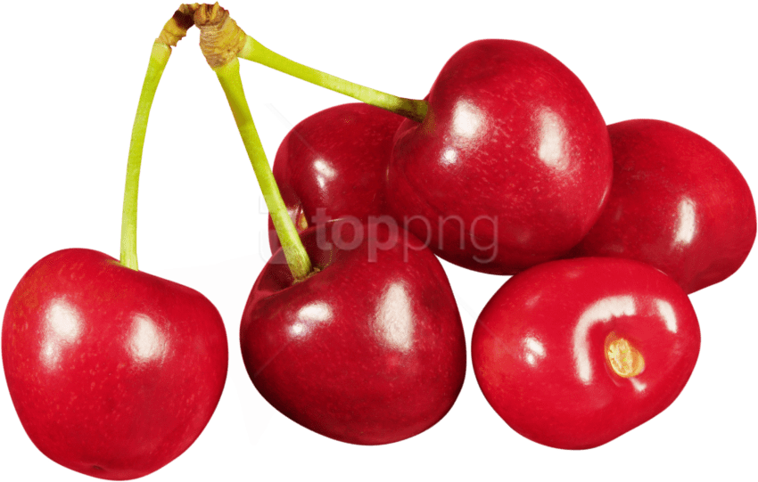 Free Png Cherries Png Images Transparent - Free Clip Art Cherries (850x541), Png Download