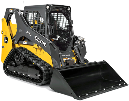 317g Compact Track Loader Clipart (768x432), Png Download