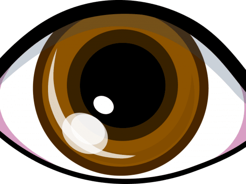 Cartoon Brown Eyes Clipart - Large Size Png Image - PikPng