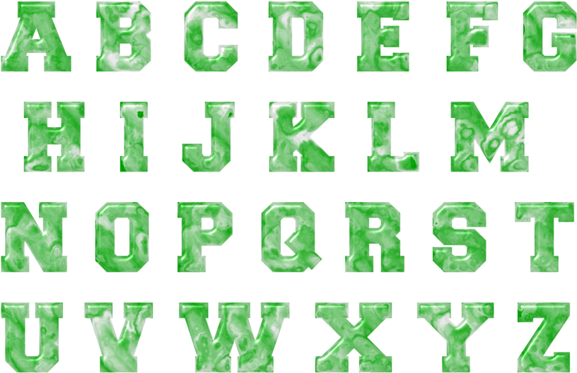 Transparent Alphabet Letters - Illustration Clipart - Large Size Png ...