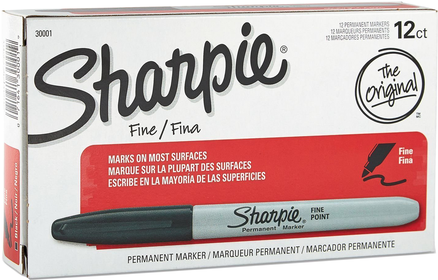 Sharpie Black Fine-point - Sharpie Clipart - Large Size Png Image - Pikpng