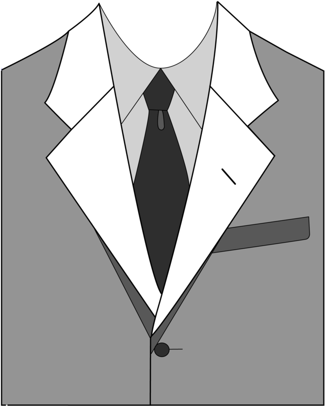 Suit And Tie Png - Tuxedo Clipart - Large Size Png Image - PikPng