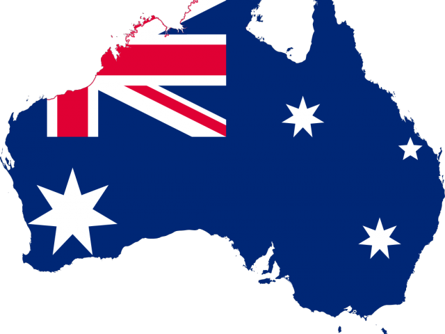 Download Map Flag Clipart Transparent Background - Australian Flag On ...