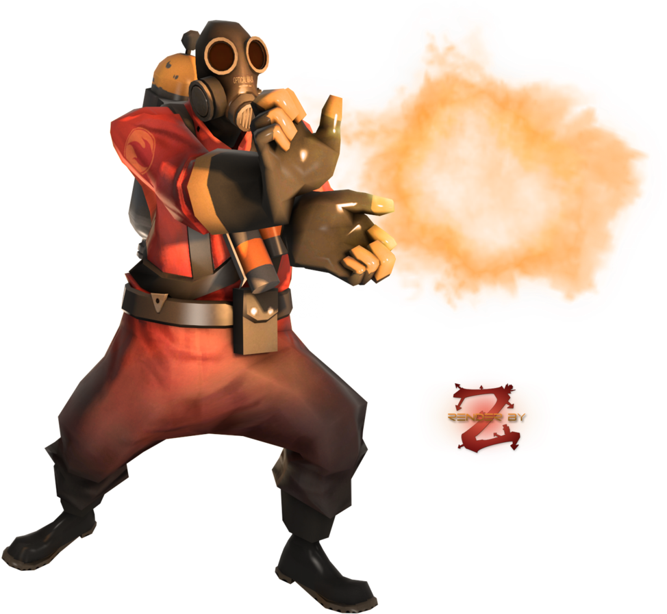 Download Team Fortress 2 Pyro Render Png Download Team Fortress 2 Clipart Png Download Pikpng 