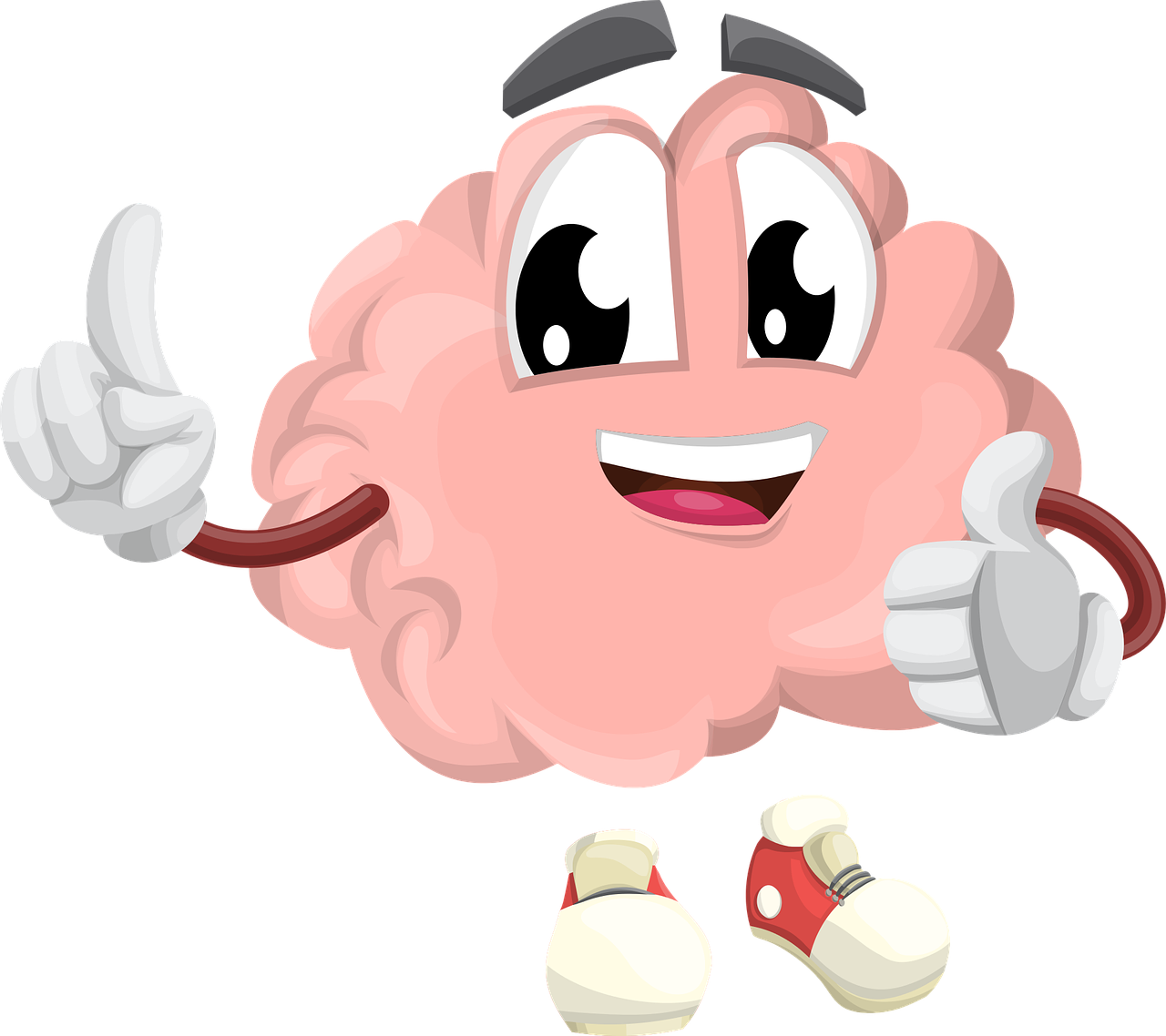 Credit - Pixabay - Smart Brain Png Clipart (1280x1138), Png Download