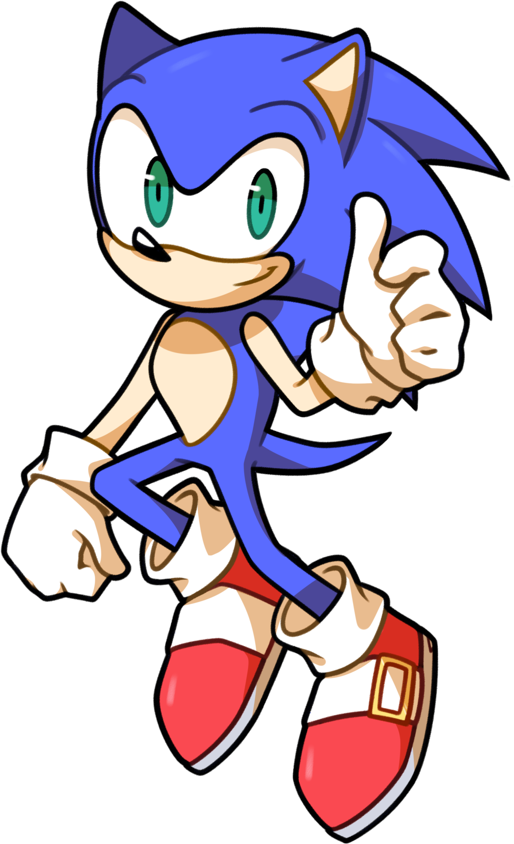 A Good Ol' Sanic - Cartoon Clipart - Large Size Png Image - PikPng