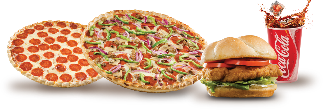 Pizza - Pizza Burger Sandwich Png Clipart - Large Size Png Image - PikPng