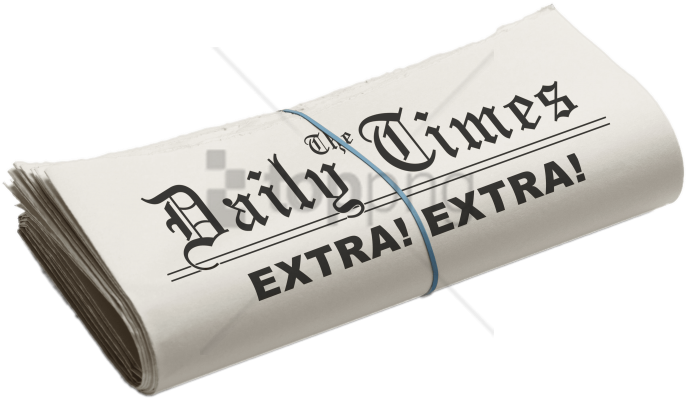 Download Free Png The Daily Times Folded Newspaper Png Image ...