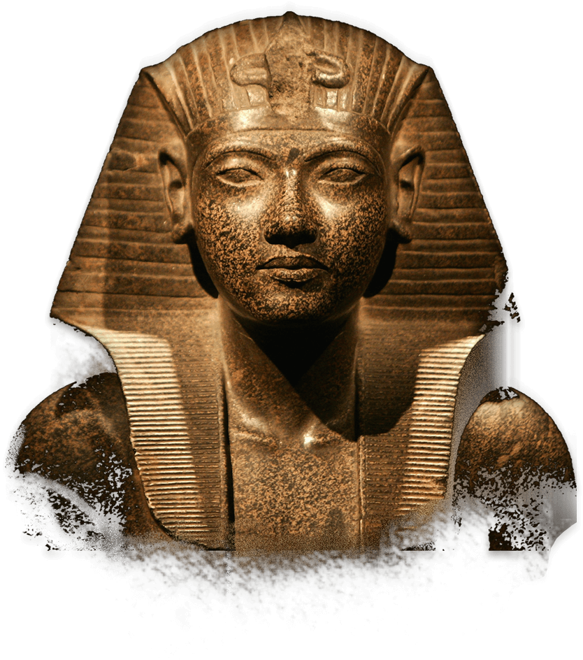 Magiq Room Beverly Hills Curse Of The - Egyptian Pharaoh Statue Clipart (834x944), Png Download