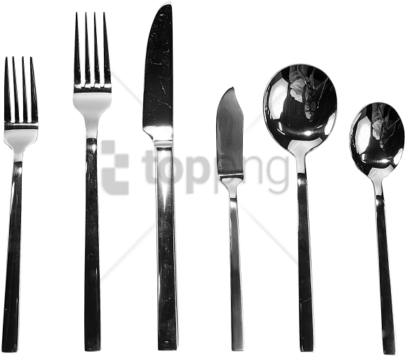 Download Free Png Silverware Png Png Images Transparent - Monochrome ...