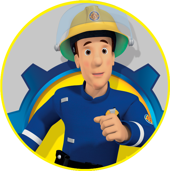 Family Tickets To See Fireman Sam At Battersea Park - Cartoon Clipart (600x600), Png Download