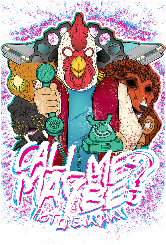 Download Hotline Miami , Png Download - Illustration Clipart Png ...