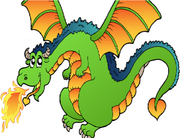 Little Dragon Clipart Fire Dragon - Dragon Breathing Fire Clipart - Png ...