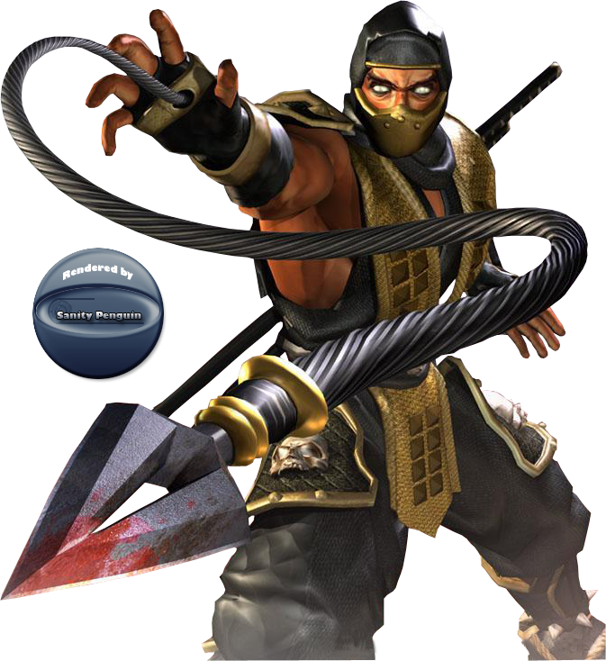 Mortal Kombat Scorpion Scorpion Mortal Kombat Get Over Here Clipart