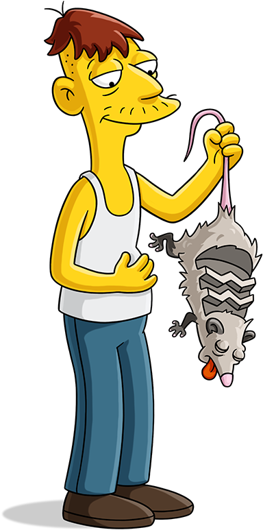 Download The Simpsons Characters Png Pack - Cletus Simpsons Clipart Png ...