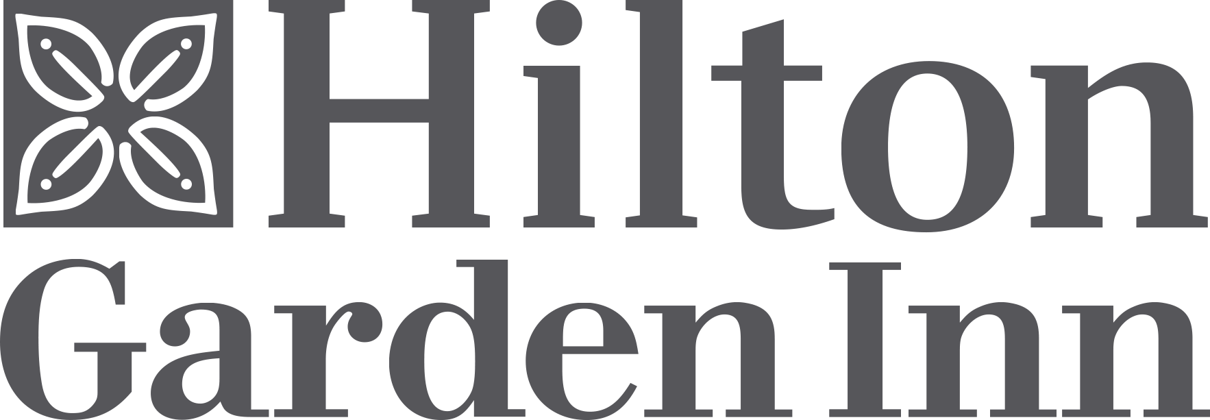 Gray Logo - Hilton Garden Inn Png Logo Clipart (1766x613), Png Download
