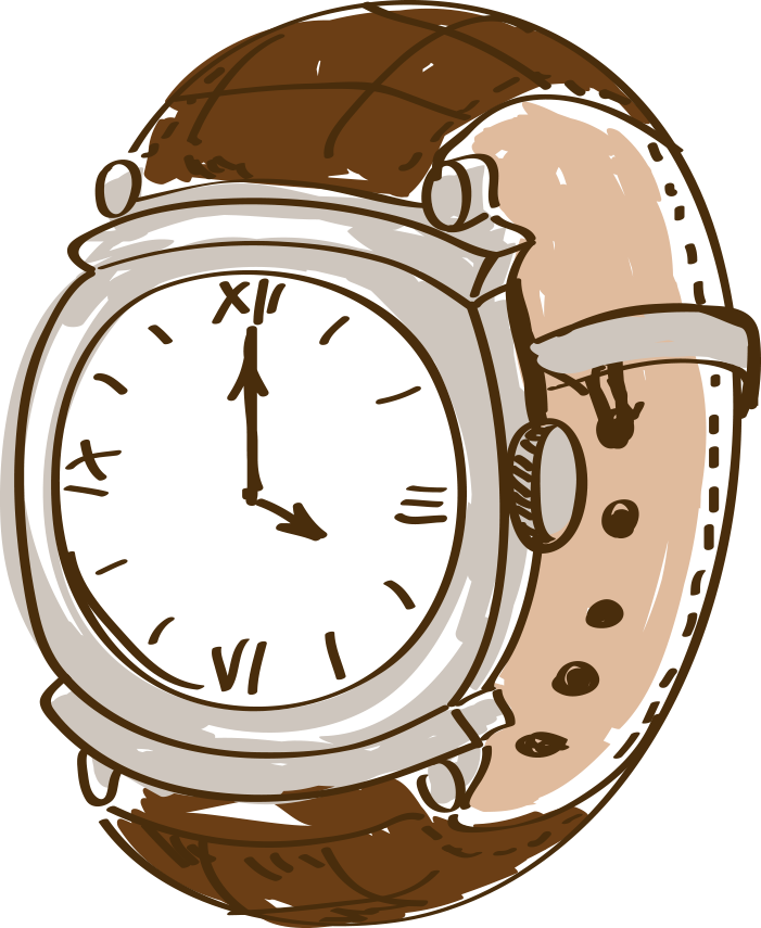 Watch Cartoon Drawing Clip Art - Cartoon Watches In Png Transparent Png -  Large Size Png Image - PikPng