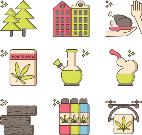 Marijuana Clipart (600x564), Png Download