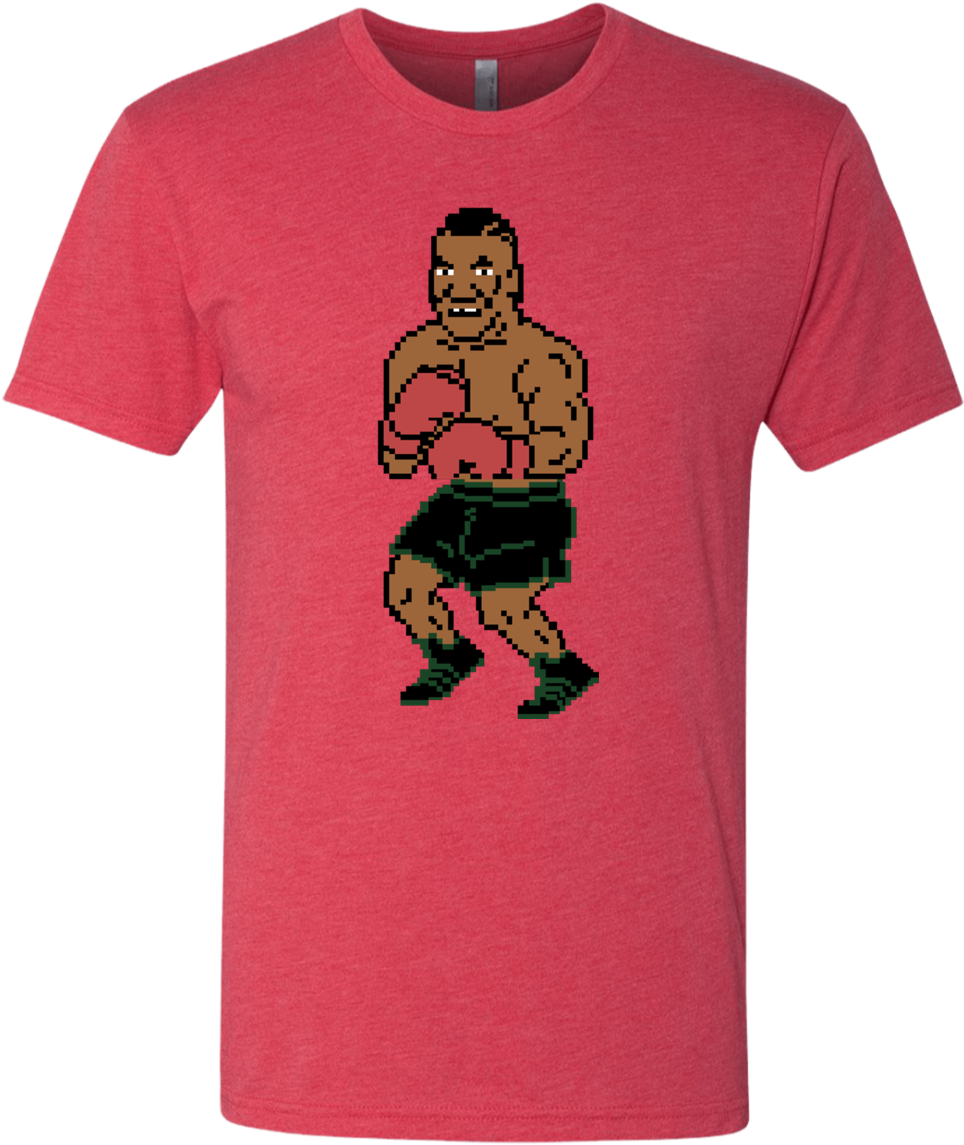 Download Retro Iron Mike Tyson Punchout 80s Inspired Men's Triblend ...