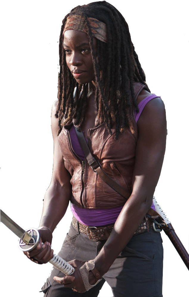 Download Png Michonne Danai Jekesai Gurira The Walking Dead Clipart Png Download Pikpng 2305