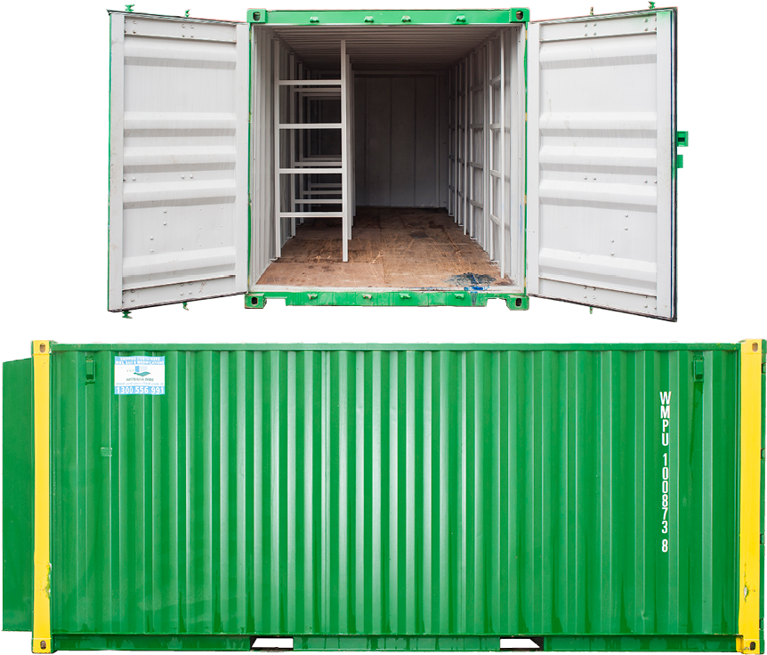 Shipping Container Hire Green Shipping Container Png Clipart Large Size Png Image Pikpng