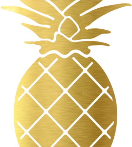 Pineapple Clipart Gold Pineapple Golden Pineapple Transparent Background Png Download