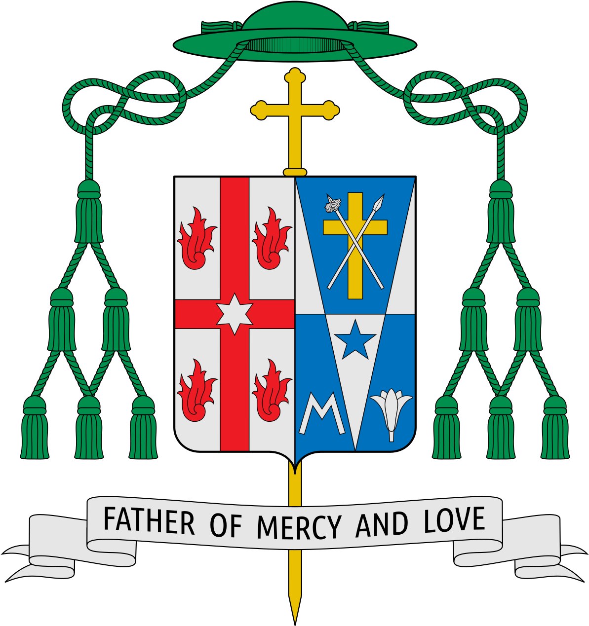 Bishop Mcknight Coat Of Arms Clipart - Large Size Png Image - PikPng