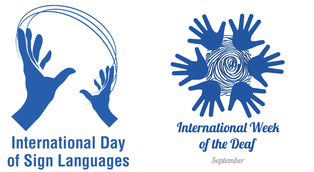 International day. Всемирная Федерация глухих. International Day of sign languages. Всемирная Федерация глухих эмблема. WFD Deaf.