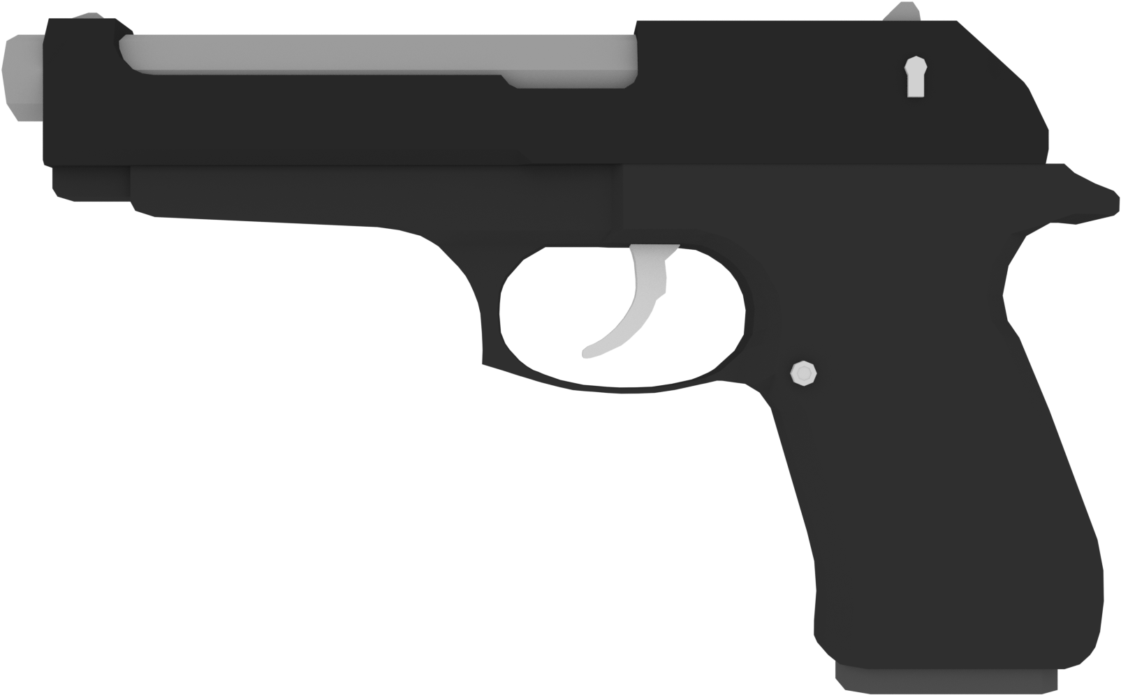 Download Low Poly Gun Png Clipart Png Download - PikPng