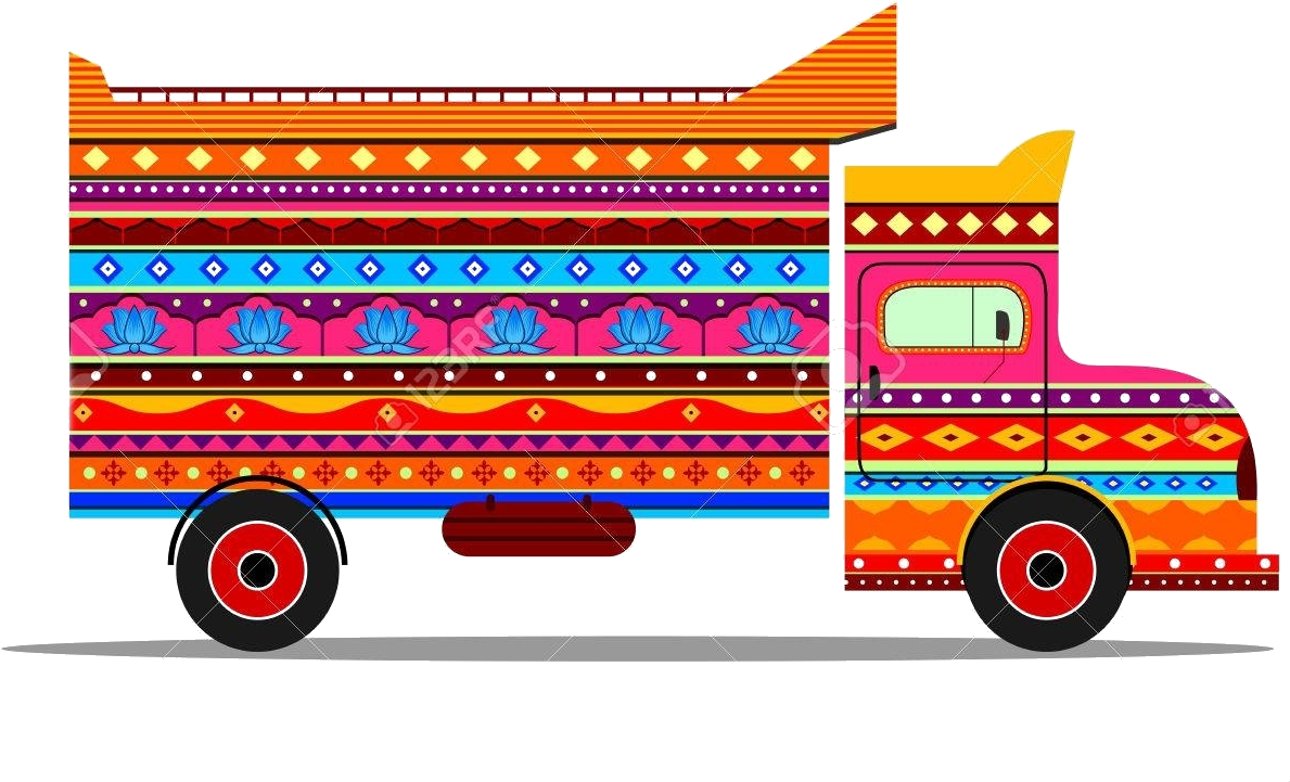 All India Delivery Truck Indian Clipart Large Size Png Image Pikpng