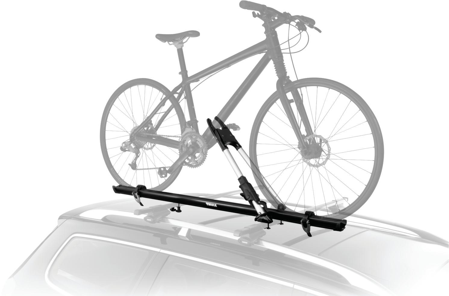 Bike Rack Png Thule Bike Rack Roof Top Clipart Large Size Png Image Pikpng