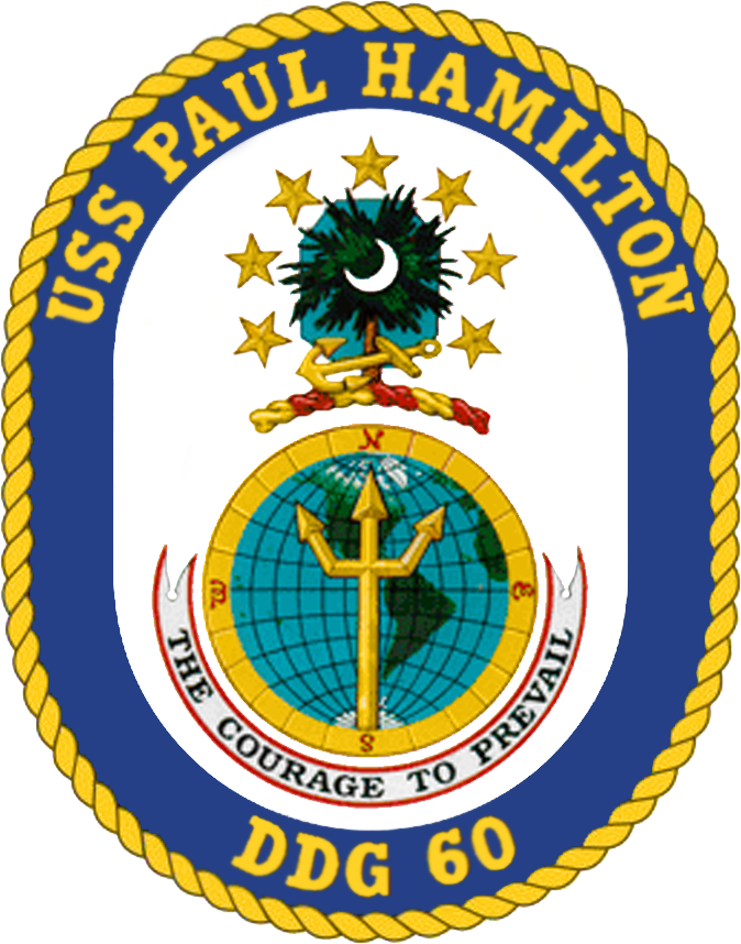 Download Uss Paul Hamilton Ddg-60 Crest - Uss Paul Hamilton Ddg 60 ...