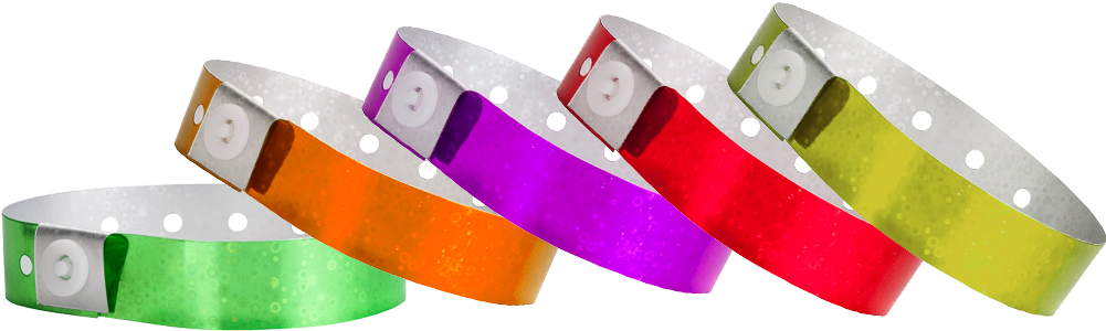 Transparent Plastics Holographic - Bracelet Clipart (1000x444), Png Download