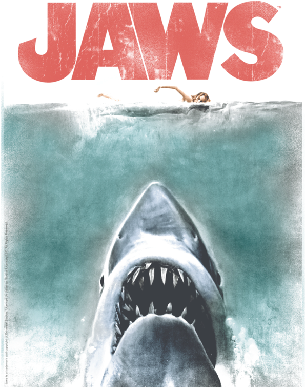 Jaws Movie Poster Clipart - Large Size Png Image - PikPng