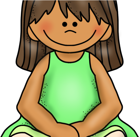 Download Clipart Of Girl Sitting Crisscross - Sitting Criss Cross ...