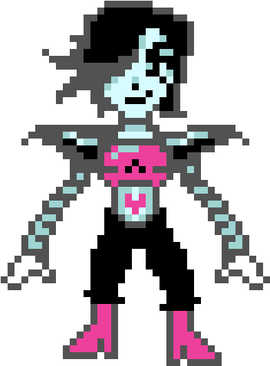 Undertale Mettaton Ex Sprite Clipart - Large Size Png Image - PikPng