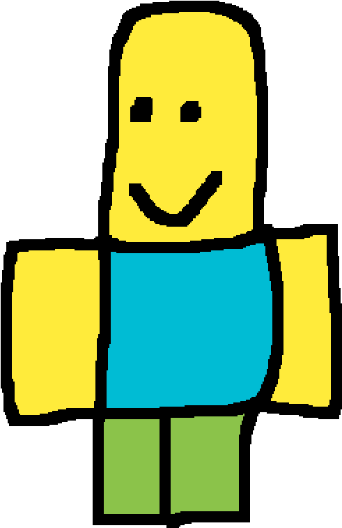 Noob Of Roblox Clipart Large Size Png Image Pikpng 