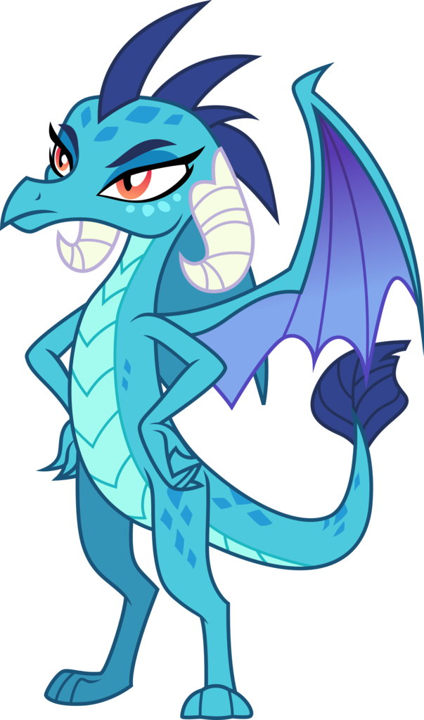 Large - Princess Ember Clipart (603x1024), Png Download